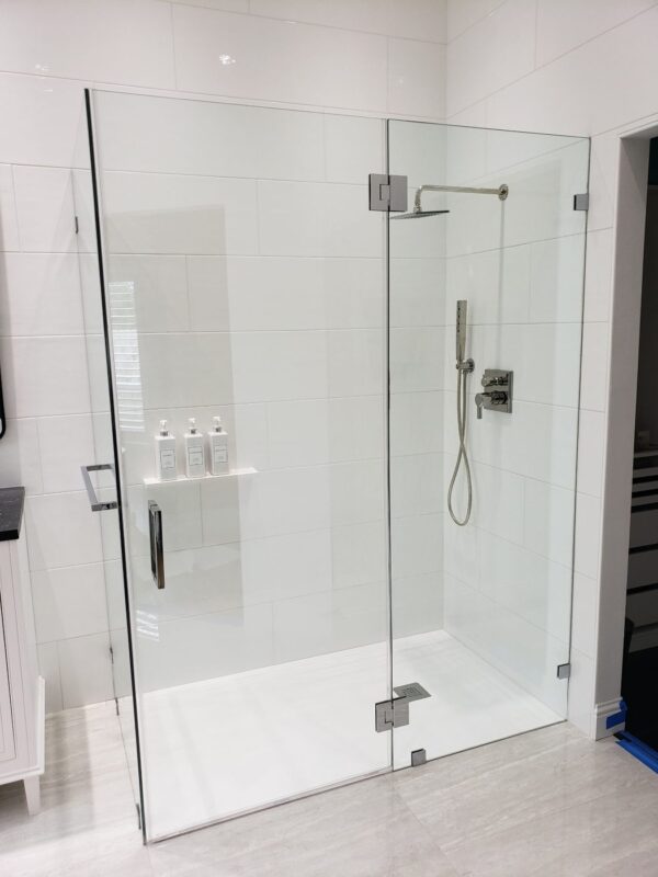 Easy to Install Custom Stone Resin WalkIn Shower Pans
