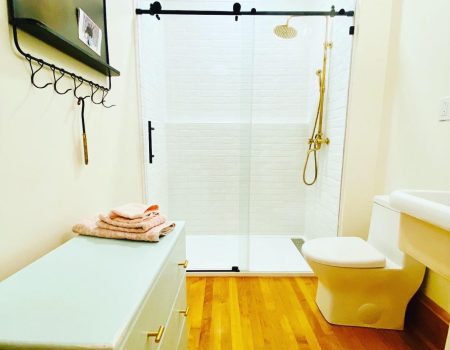 Custom Shower Pan Install